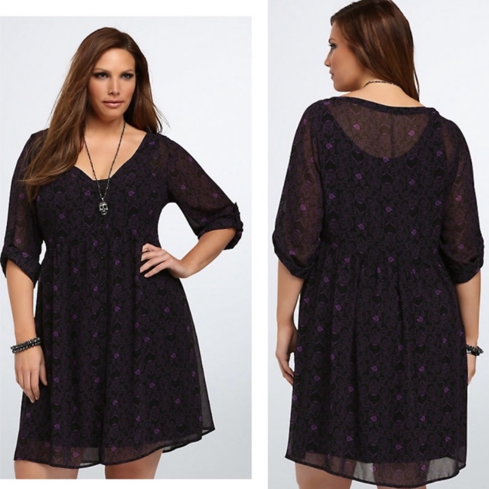 Torrid Disney Villains Ursula Shirt Dress plus size 1x women